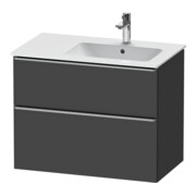Duravit Meuble sous lavabo D-Neo 81x46,2 cm, 1 porte, droite, gris mat