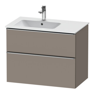 Duravit Meuble sous-lavabo D-Neo 81x46,2 cm, 1 porte, gauche, basalte mat