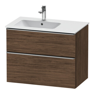 Duravit Meuble sous lavabo D-Neo 81x46,2 cm, 1 porte, gauche, chêne foncé