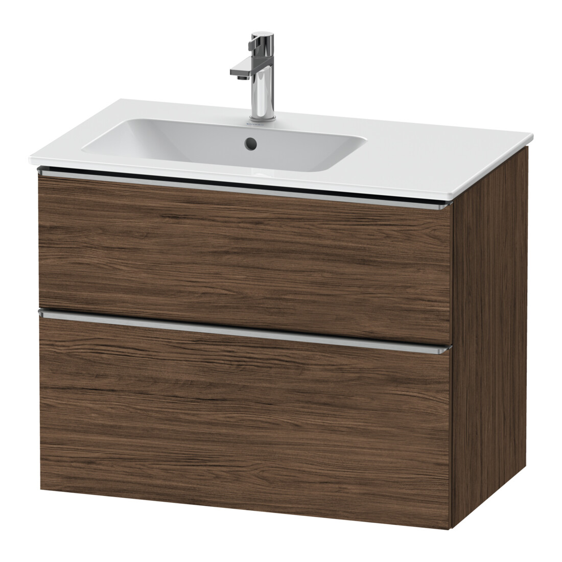 Duravit Meuble sous lavabo D-Neo 81x46,2 cm, 1 porte, gauche, chêne foncé