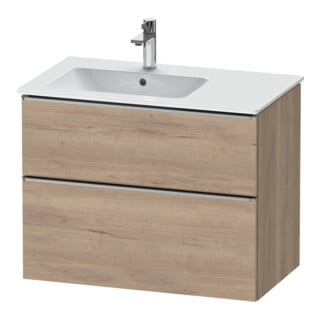 Duravit Meuble sous lavabo D-Neo 81x46,2 cm, 1 porte, gauche, finition marbre œuf
