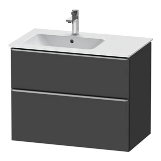 Duravit Meuble sous-lavabo D-Neo 81x46,2 cm, 1 porte, gauche, gris mat