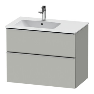 Duravit Meuble sous-lavabo D-Neo 81x46,2 cm, 1 porte, gauche, gris mat