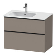 Duravit Meuble sous-lavabo D-Neo 81x46,2 cm, 1 porte, gauche, noir/Bas ma