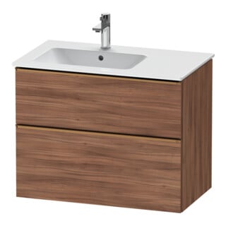 Duravit Meuble sous-lavabo D-Neo 81x46,2 cm, 1 porte, gauche, noyer naturel mat