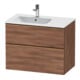 Duravit Meuble sous-lavabo D-Neo 81x46,2 cm, 1 porte, gauche, noyer naturel mat-1