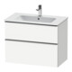 Duravit Meuble sous-lavabo D-Neo 81x46,2 cm, blanc brillant, 1 porte, 1 tiroir-1