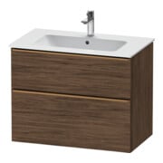 Duravit Meuble sous lavabo D-Neo 81x46,2 cm, blanc brillant, 1 porte, 1 tiroir
