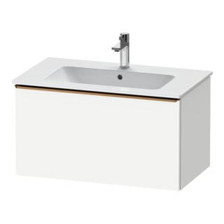 Duravit Meuble sous-lavabo D-Neo 81x46,2 cm, blanc brillant, 1 tiroir, suspendu