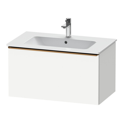 Duravit Meuble sous-lavabo D-Neo 81x46,2 cm, blanc brillant, 1 tiroir, suspendu