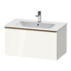 Duravit Meuble sous-lavabo D-Neo 81x46,2 cm, blanc brillant, 1 tiroir, suspendu-1