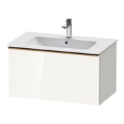 Duravit Meuble sous-lavabo D-Neo 81x46,2 cm, blanc brillant, 1 tiroir, suspendu