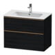 Duravit Meuble sous lavabo D-Neo 81x46,2 cm, blanc cassé, 1 porte, 1 tiroir-1