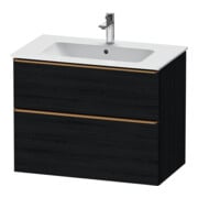 Duravit Meuble sous lavabo D-Neo 81x46,2 cm, blanc cassé, 1 porte, 1 tiroir