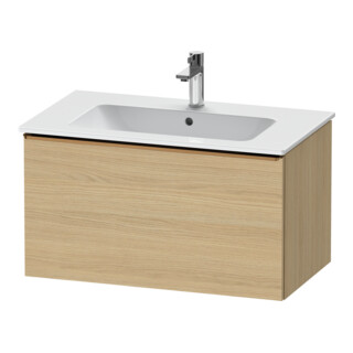 Duravit Meuble sous-lavabo D-Neo 81x46,2 cm, blanc mat/écru, 1 tiroir, suspendu