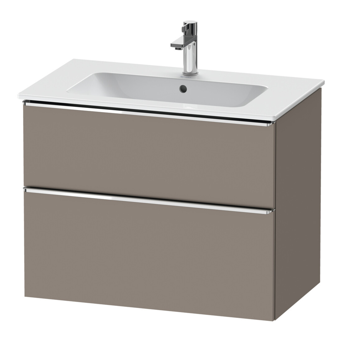 Duravit Meuble sous-lavabo D-Neo 81x46,2 cm, ch/Bas ma, 1 tiroir, 1 coulissant