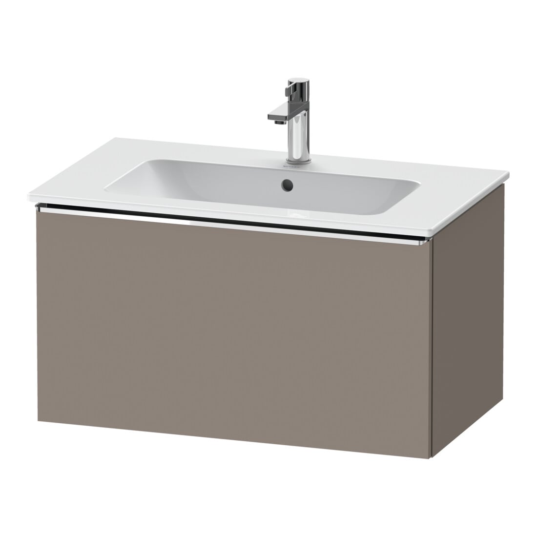 Duravit Meuble sous-lavabo D-Neo 81x46,2 cm, ch/Bas ma, 1 tiroir, suspendu