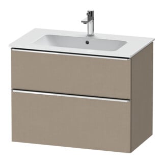 Duravit Meuble sous lavabo D-Neo 81x46,2 cm, ch/lin, 1 tiroir, 1 coulissant