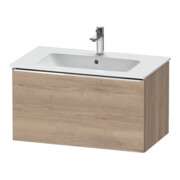 Duravit Meuble sous-lavabo D-Neo 81x46,2 cm, chêne/œuf marbré, 1 tiroir, suspendu