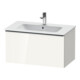 Duravit Meuble sous-lavabo D-Neo 81x46,2 cm, ES blanc/bois brillant, 1 tiroir, suspendu-1