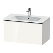 Duravit Meuble sous-lavabo D-Neo 81x46,2 cm, ES blanc/bois brillant, 1 tiroir, suspendu