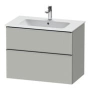 Duravit Meuble sous-lavabo D-Neo 81x46,2 cm, ES chêne/gris, 1 porte, 1 tiroir