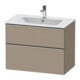 Duravit Meuble sous-lavabo D-Neo 81x46,2 cm, ES geb/Lei, 1 porte, 1 tiroir-1