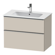 Duravit Meuble sous-lavabo D-Neo 81x46,2 cm, ES laqué/mat, 1 porte, 1 tiroir