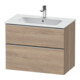 Duravit Meuble sous-lavabo D-Neo 81x46,2 cm, ES laqué/Mat, 1 porte, 1 tiroir-1