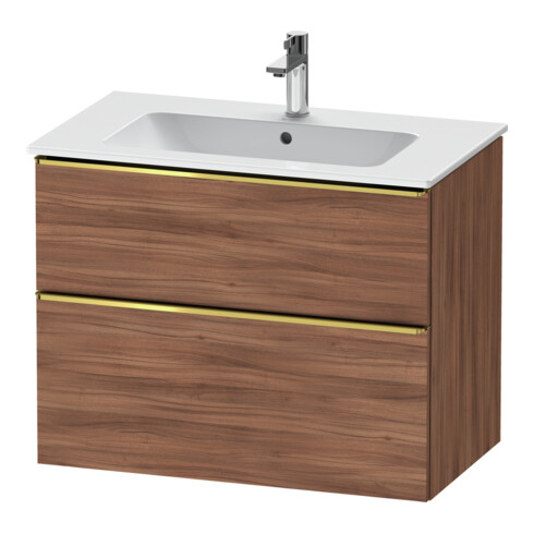Duravit Meuble sous-lavabo D-Neo 81x46,2 cm, g pol/Nu N, 1 porte, 1 tiroir