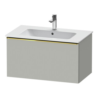 Duravit Meuble sous-lavabo D-Neo 81x46,2 cm, gris, 1 tiroir, suspendu