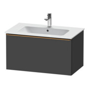 Duravit Meuble sous-lavabo D-Neo 81x46,2 cm, gris mat, 1 tiroir, suspendu