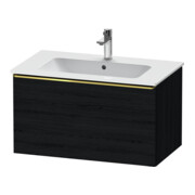 Duravit Meuble sous-lavabo D-Neo 81x46,2 cm, gris poli/blanc œuf, 1 tiroir, suspendu