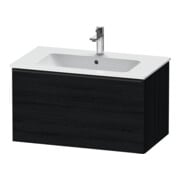 Duravit Meuble sous lavabo D-Neo 81x46,2 cm, noir/blanc, 1 tiroir, suspendu