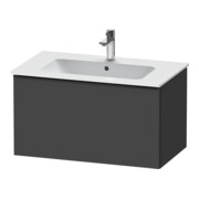 Duravit Meuble sous-lavabo D-Neo 81x46,2 cm, noir/Grap ma, 1 tiroir, suspendu-1