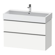 Duravit Meuble sous lavabo D-Neo 98,4x44,2 cm, blanc brillant, 1 porte, 1 tiroir