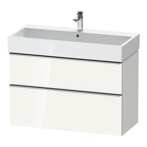 Duravit Meuble sous-lavabo D-Neo 98,4x44,2 cm, blanc brillant, 1 porte, 1 tiroir