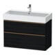 Duravit Meuble sous lavabo D-Neo 98,4x44,2 cm, blanc brillant, 1 porte, 1 tiroir-1