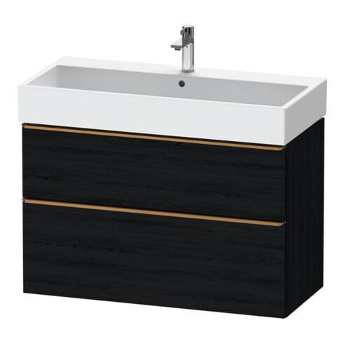 Duravit Meuble sous lavabo D-Neo 98,4x44,2 cm, blanc brillant, 1 porte, 1 tiroir
