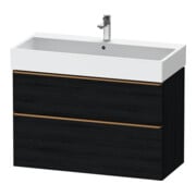 Duravit Meuble sous lavabo D-Neo 98,4x44,2 cm, blanc brillant, 1 porte, 1 tiroir