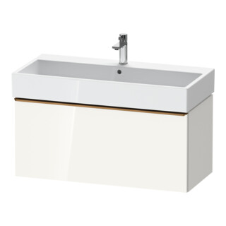 Duravit Meuble sous lavabo D-Neo 98,4x44,2 cm, blanc brillant, 1 tiroir, suspendu