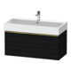 Duravit Meuble sous-lavabo D-Neo 98,4x44,2 cm, blanc brillant, 1 tiroir, suspendu-1