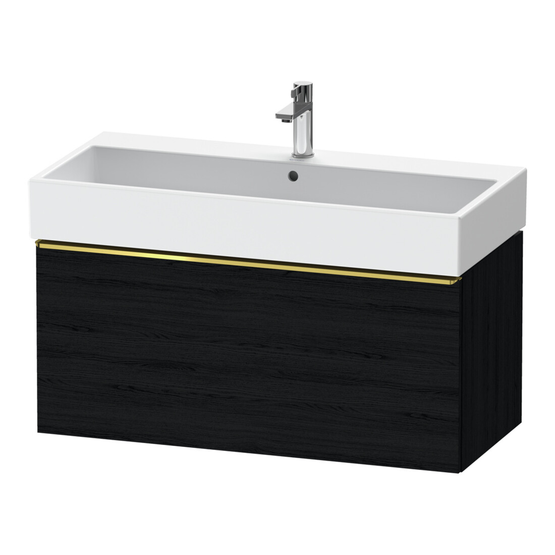 Duravit Meuble sous-lavabo D-Neo 98,4x44,2 cm, blanc brillant, 1 tiroir, suspendu