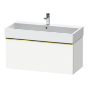 Duravit Meuble sous lavabo D-Neo 98,4x44,2 cm, blanc brillant, 1 tiroir, suspendu