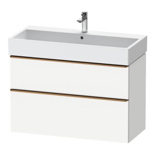 Duravit Meuble sous-lavabo D-Neo 98,4x44,2 cm, blanc/gris, 1 porte, 1 tiroir