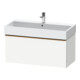 Duravit Meuble sous-lavabo D-Neo 98,4x44,2 cm, blanc/gris, 1 tiroir, suspendu mural-1