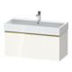 Duravit Meuble sous-lavabo D-Neo 98,4x44,2 cm, blanc poli/brillant, 1 tiroir, suspendu mural-1