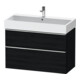 Duravit Meuble sous-lavabo D-Neo 98,4x44,2 cm, ch/oeuf, 1 tiroir, 1 coulissant-1