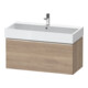 Duravit Meuble sous-lavabo D-Neo 98,4x44,2 cm, ch/oeuf marbré, 1 tiroir, suspendu-1