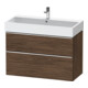 Duravit Meuble sous lavabo D-Neo 98,4x44,2 cm, chêne naturel, 1 tiroir, 1 coulissant-1